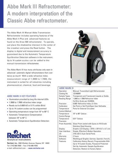 abbe refractometer pdf|abbe refractometer manual.